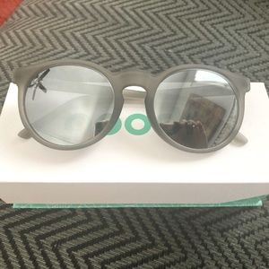 gray polarized sunglasses by goodr